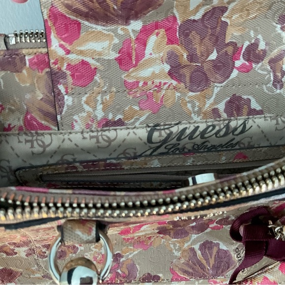 Guess Floral Satchel - Picture 5 of 10